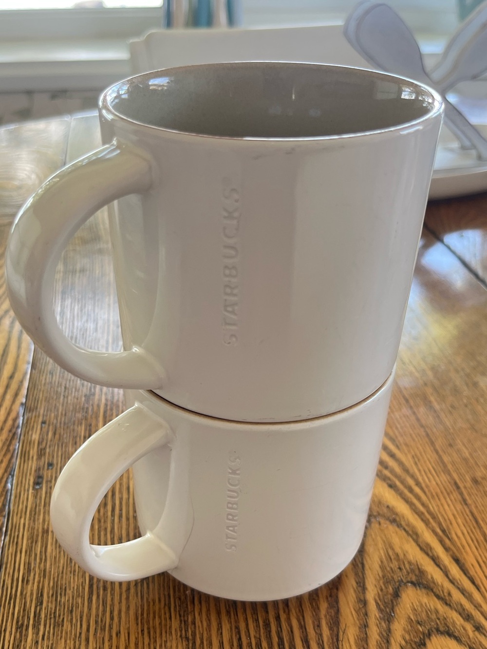 Pair Starbucks 2013 BOGO Mugs